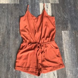 JCrew Small Romper. Rust orange 🍊 Like new!